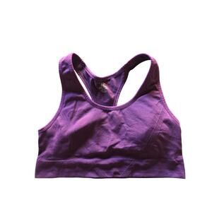 Ryka Sports Bra XL Womens Purple Padded Wireless Pullover Athletic